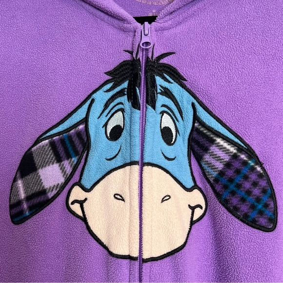 Disney Eeyore Onesie Costume Union Suit Pajamas. Size Medium. - Picture 2 of 13